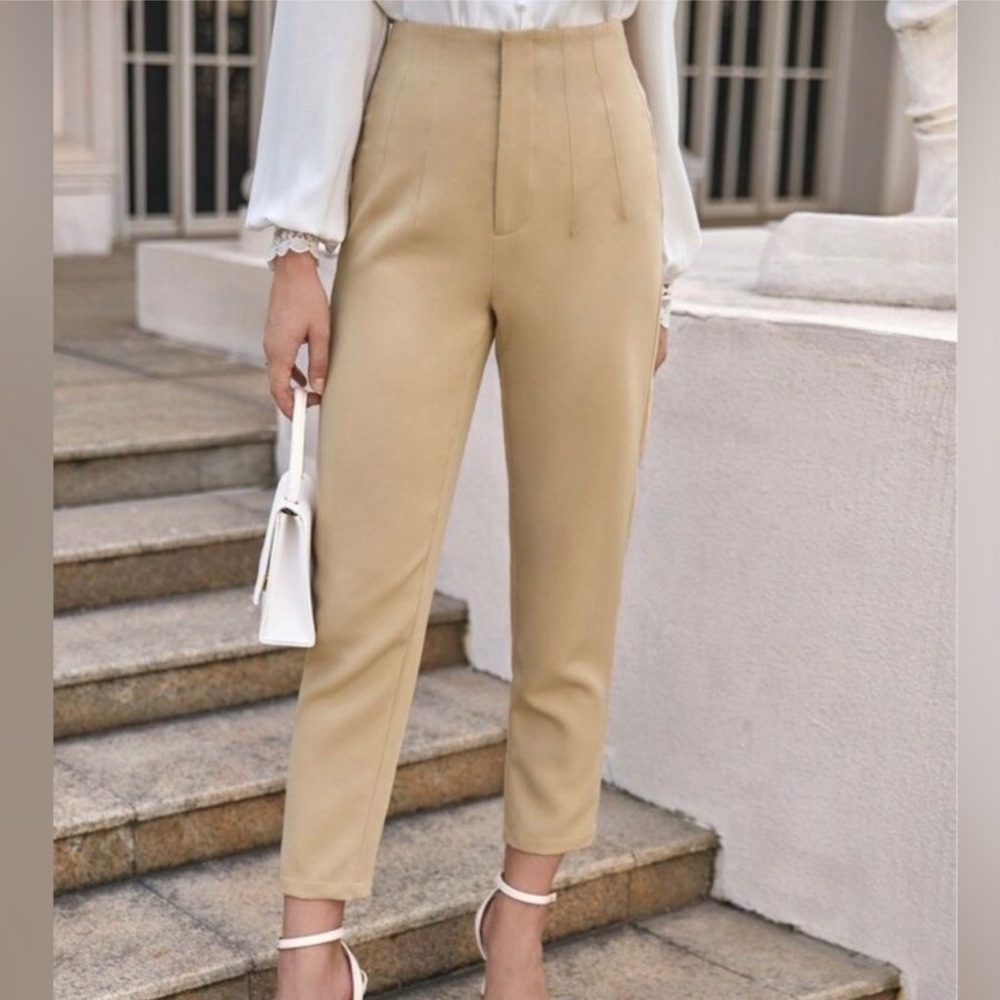 Zara PANTS WITH A HIGH WAIST